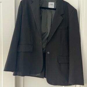Zara Oversized Women's Black Blazer